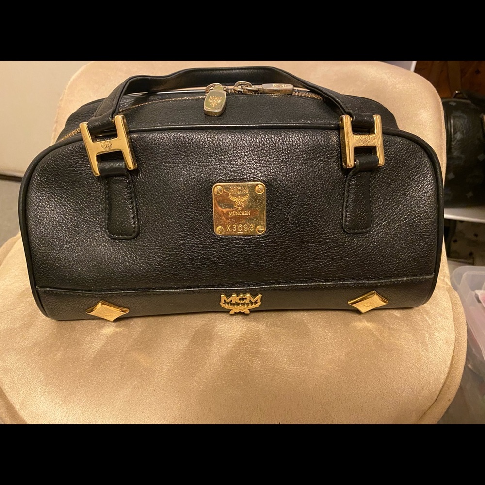 Mcm Black Dr. style handbag